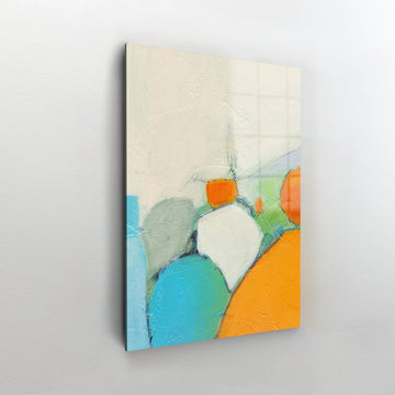 Acrylic Glass Wall Art | Dynamic Haze, Smoke Freestyle Pattern, Modern Minimalist glass wall art, Wrapped Canvas Print Wall Art - TrendiArt