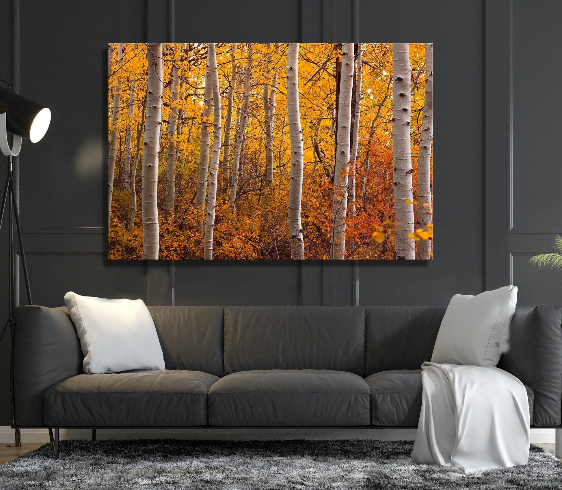 Aspen Tree Wall Art Canvas | Gallery Wrapped, 3 piece canvas wall art, bedroom wall art, canvas wall art, extra large canvas wall art
