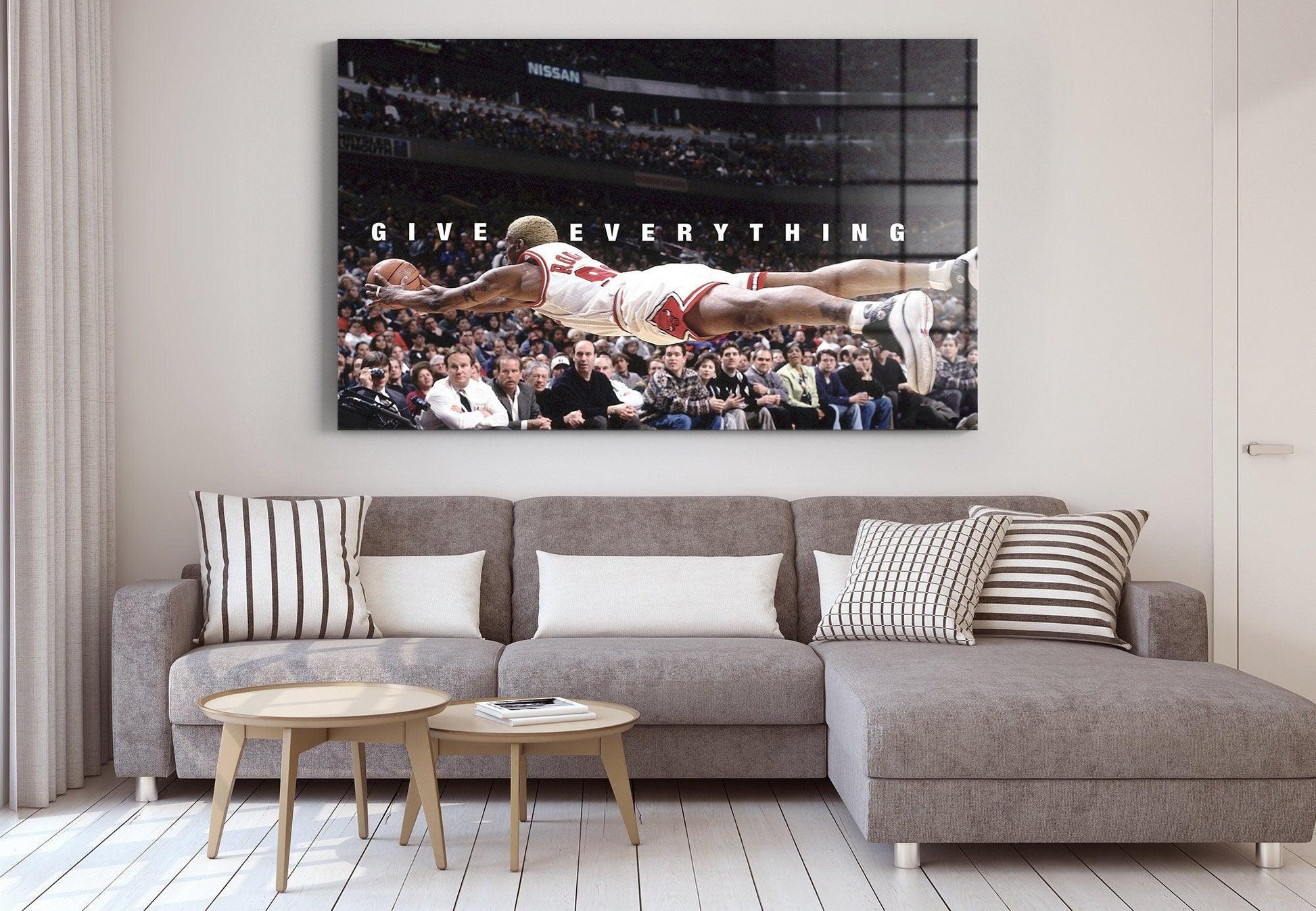 basketball canvas wall Art| Mothers Day Gifts, MOTIVATIONAL CANVAS ART, motivational glass wall art, sport canvas decor, Inspirational Wall - TrendiArt