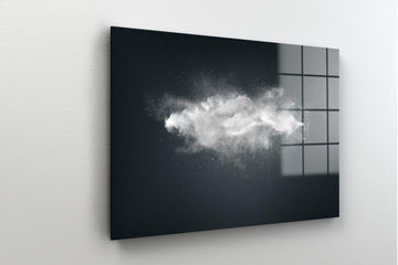 Black and White Fantasy Wall decor| cloud Abstract glass, Abstract Print, Abstract Poster, Abstract Photo, Abstract glass Wall Art