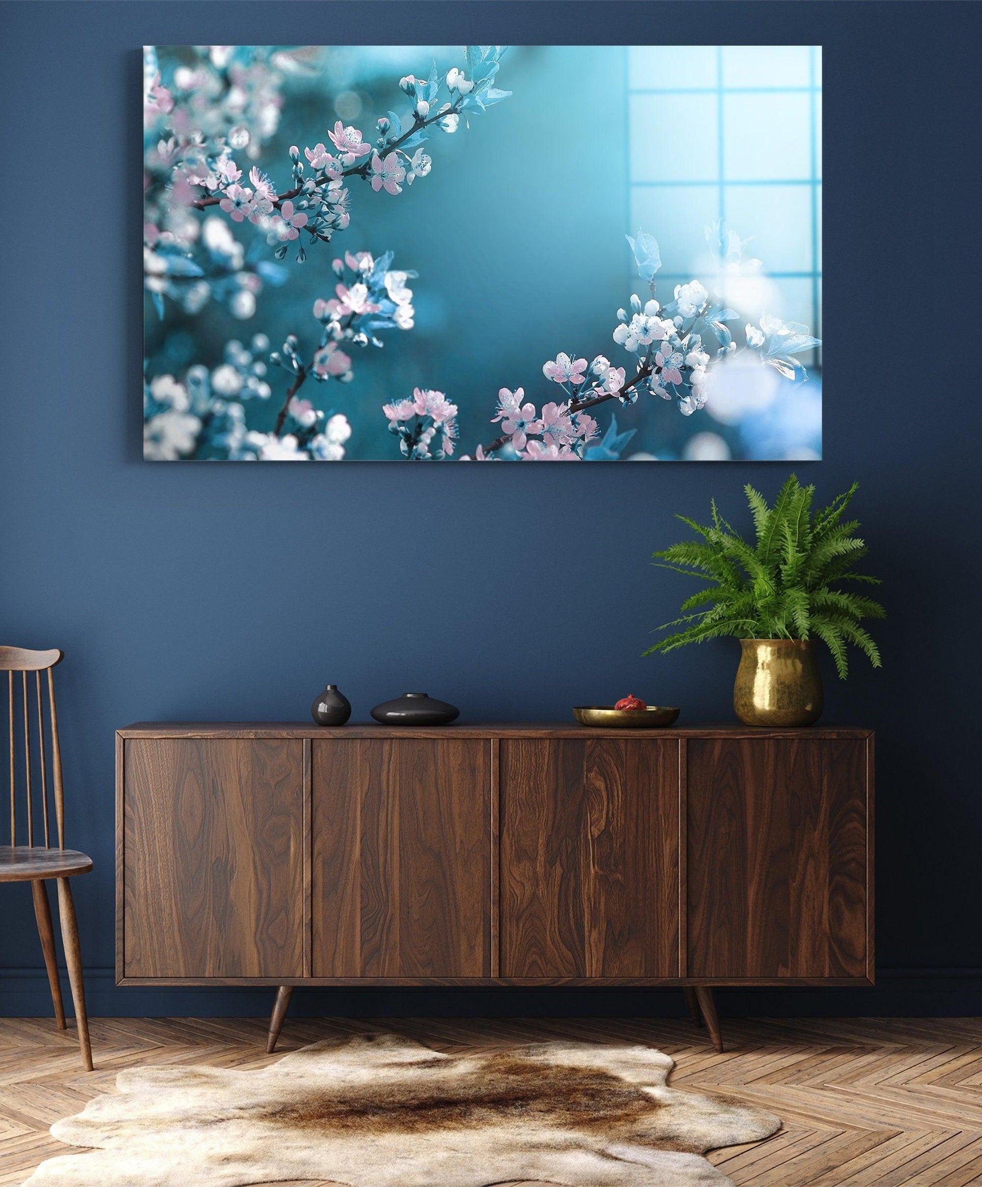 Cherry Blossom Tree wall decor| Canvas Wall Set, Home Decor For Him For Her Gift, canvas wall art, Cherry Blossom canvas wall art, Spring - TrendiArt