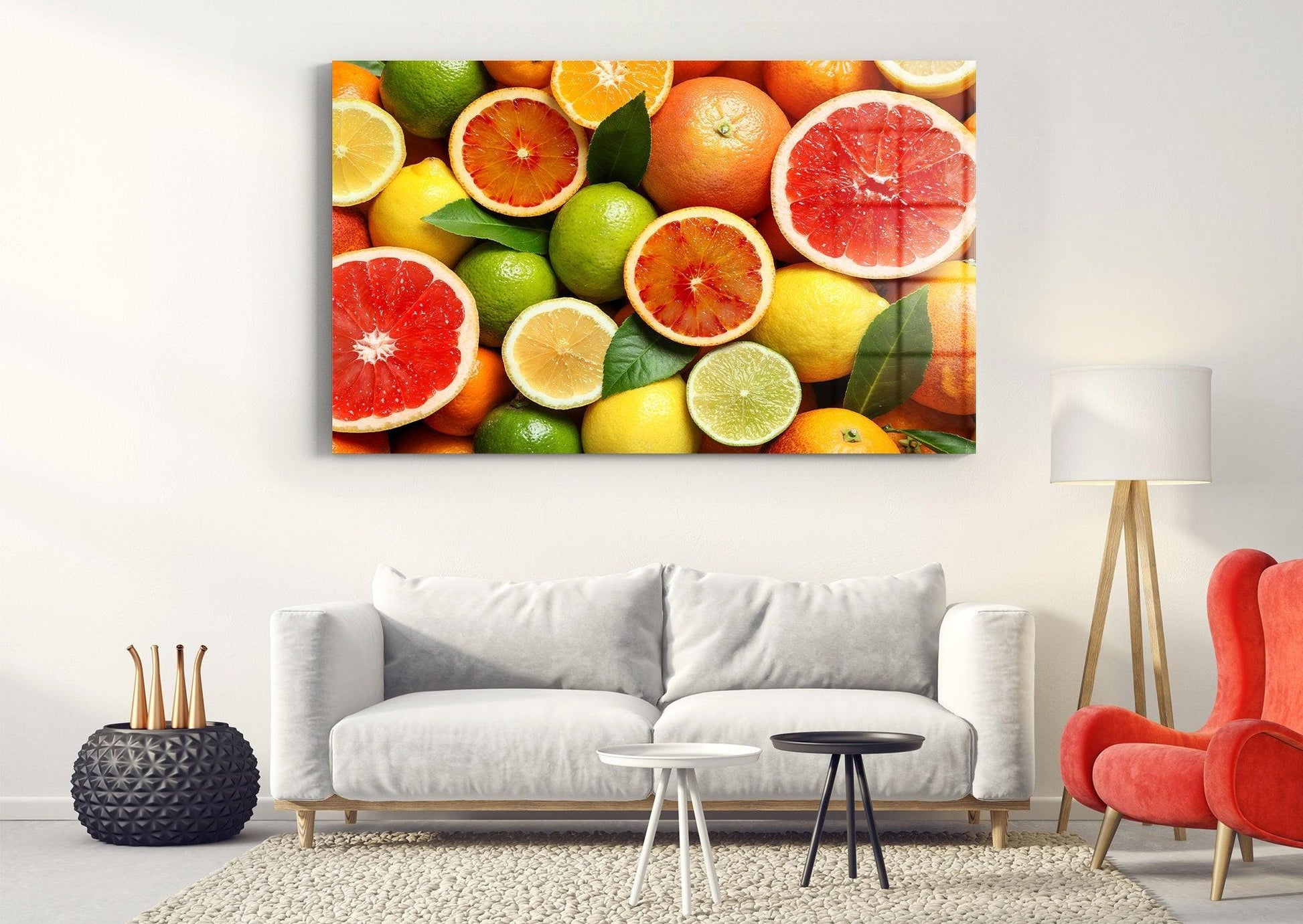 fruit canvas wall art| Unframed Wall Art Prints, fruit wall poster, kitchen wall poster, kitchen wall decor, minimalist decor wall art - TrendiArt