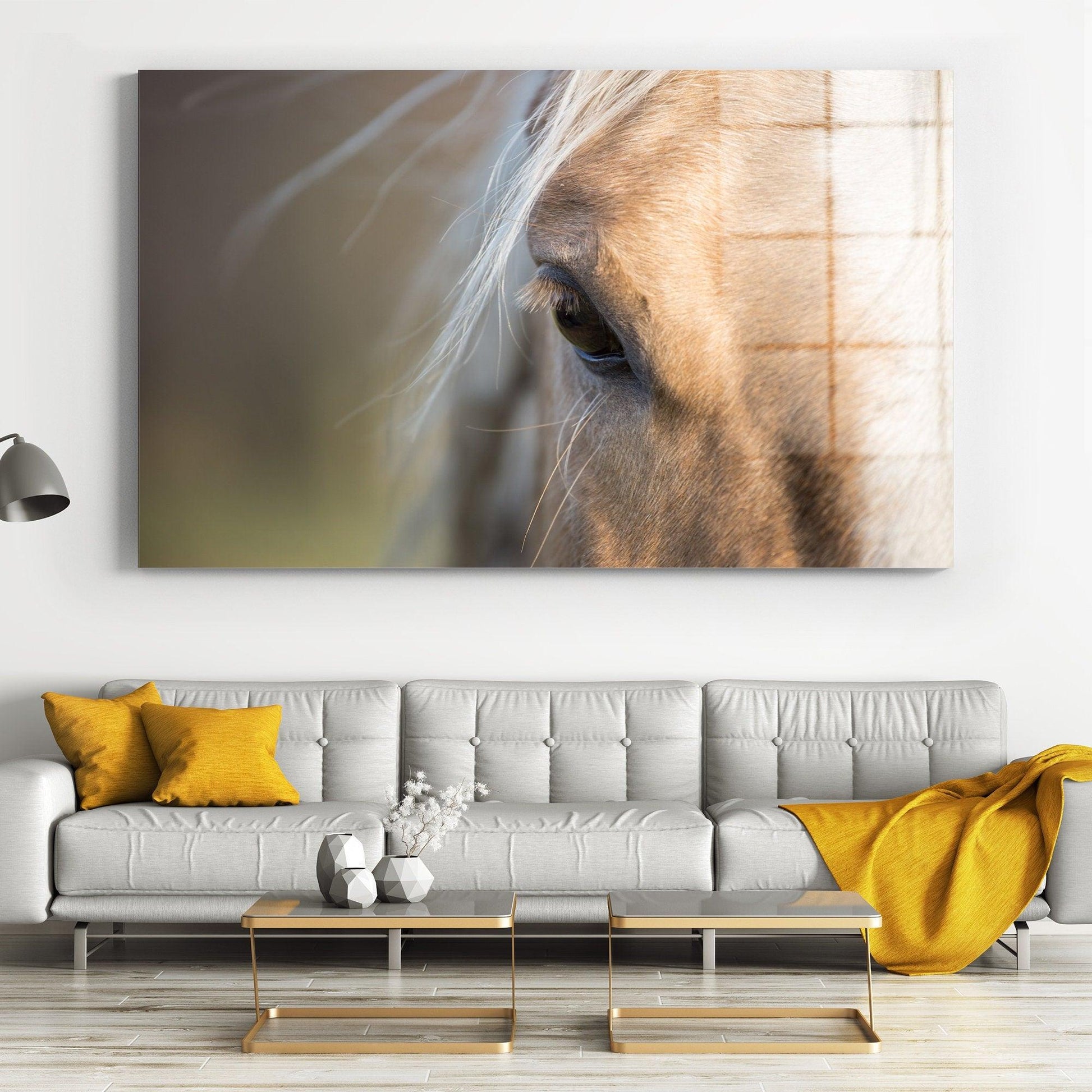 Horse head canvas Wall Art | Horse Canvas Print, Multiple Sizes, Horse Wall Decor, Modern Horses Decoration, Wall Horses Stylish Design