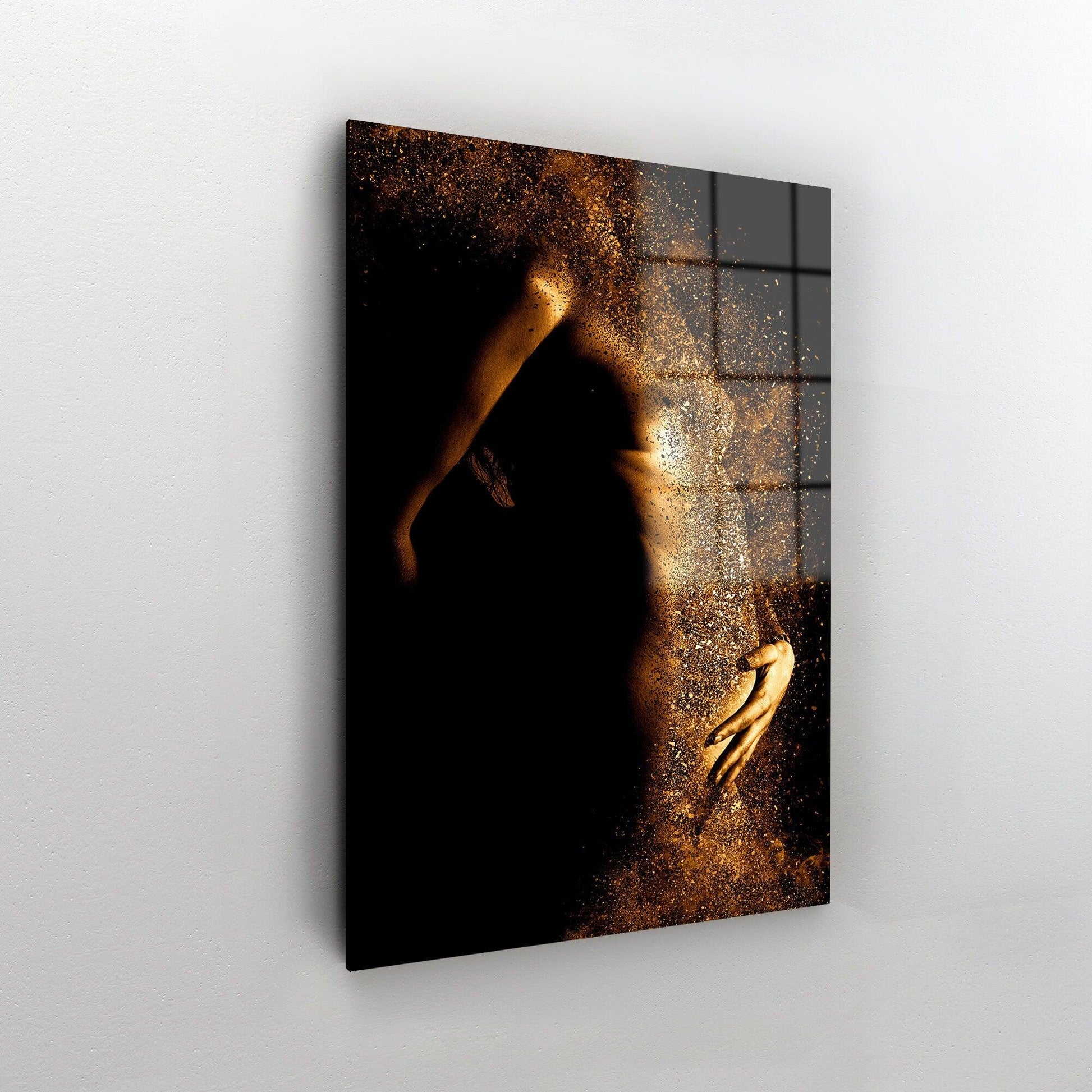 Sexy Naked Girl Painting on Canvas Bedroom Home Decor Modern 5 Panel Nude  Women Body Buttocks