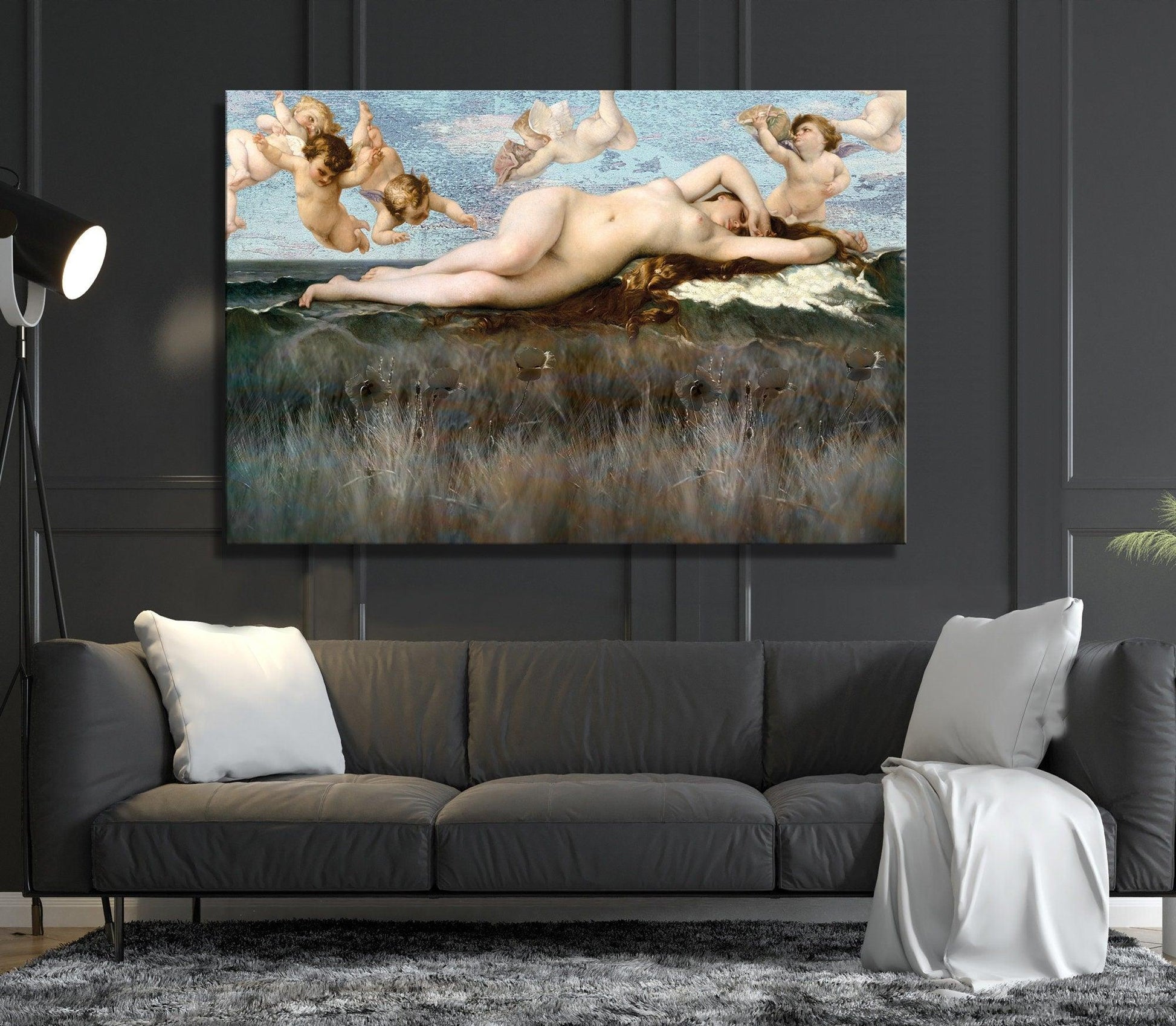 nude Woman Wall Art on canvas | Wall Hanging, Canvas Wall Set, extra Large Wall Art, nude art, nude poster, custom glass printing wall art