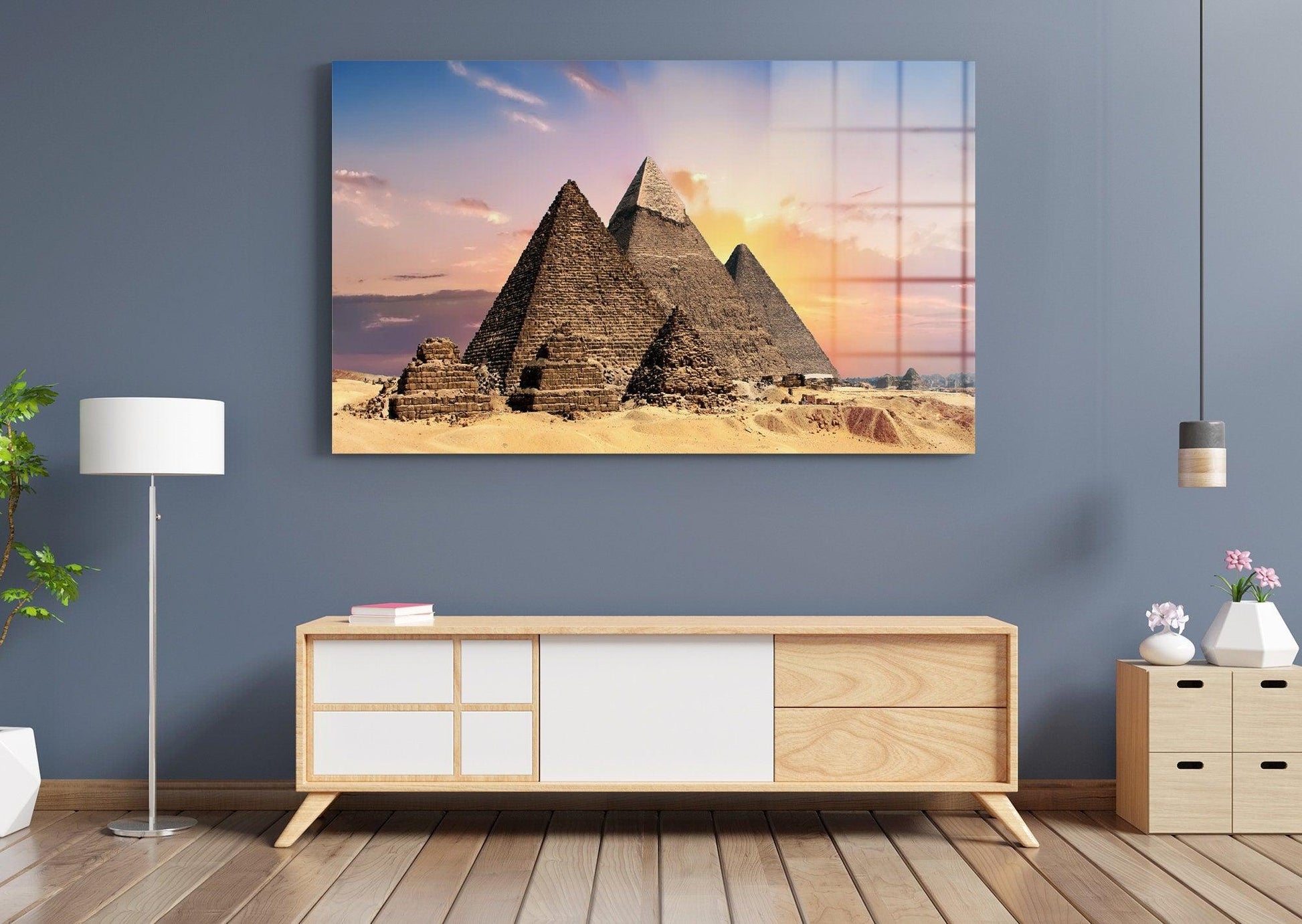 Pyramids Egypt Canvas Art| Pyramids Egypt glass Wall Art, Pyramids Egypt Canvas Prints, Pyramids Egypt Wall Decor, Pyramids Egypt Photo - TrendiArt