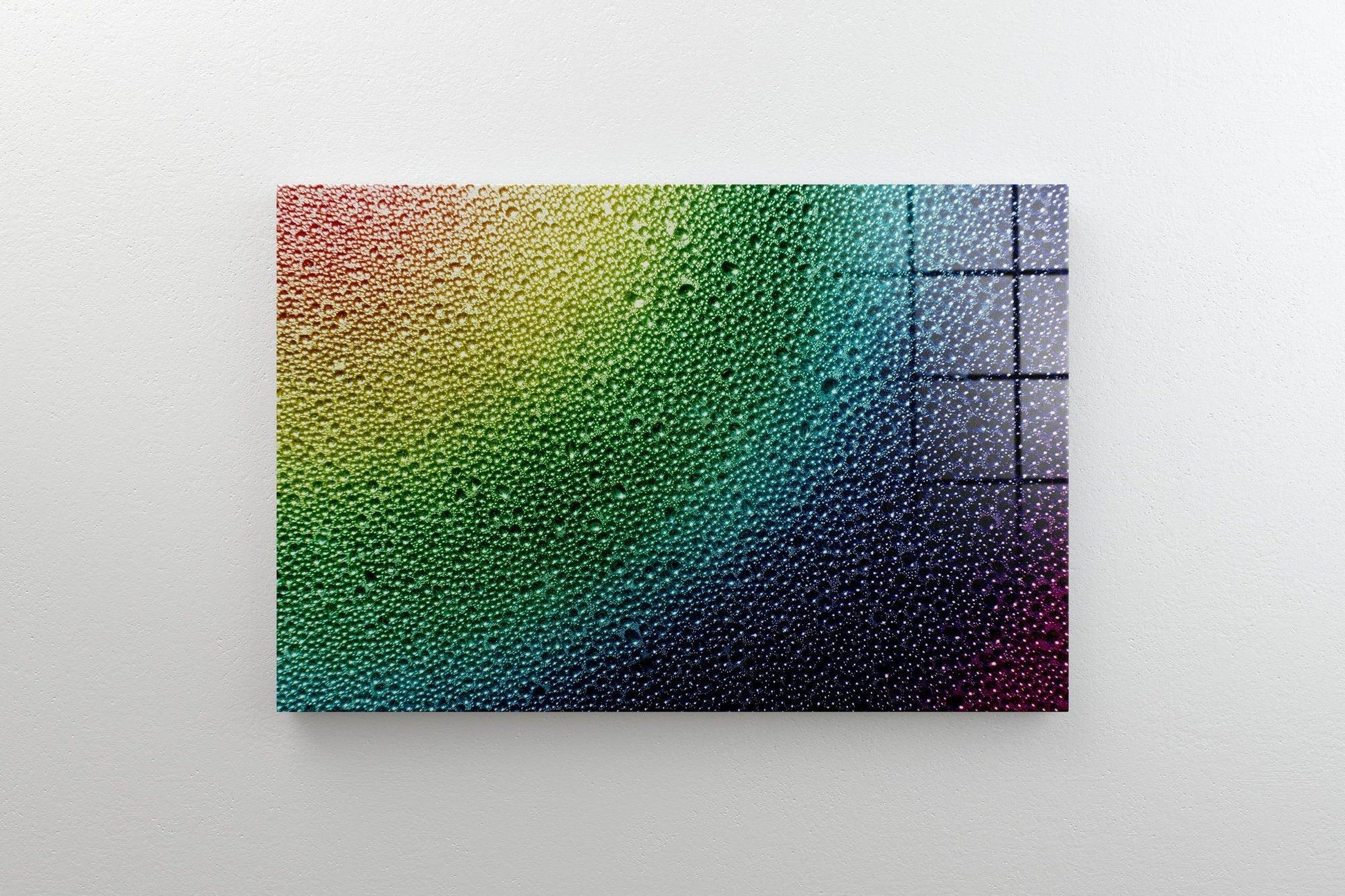 rainbow tempered  Glasses Wall Art| Colored Glasses Canvas Art, colored Tempered Glass Decor, colored glass art, abstract wall art