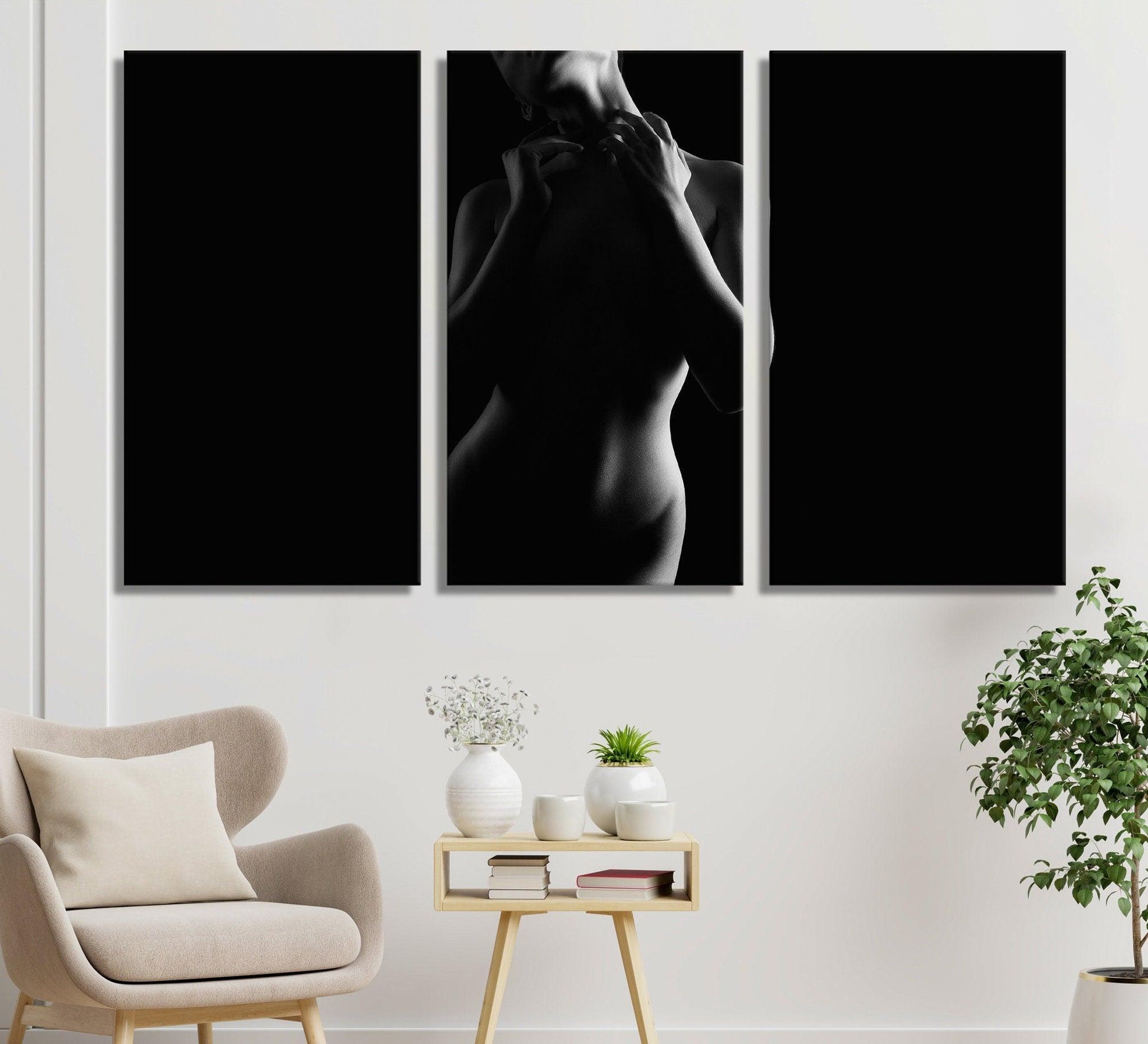 Sensual Body Art | CANVAS ART, Sensual Bedroom canvas Wall Decor, Bedroom Abstract Art, Sexy Master Bedroom canvas decor, woman Canvas print