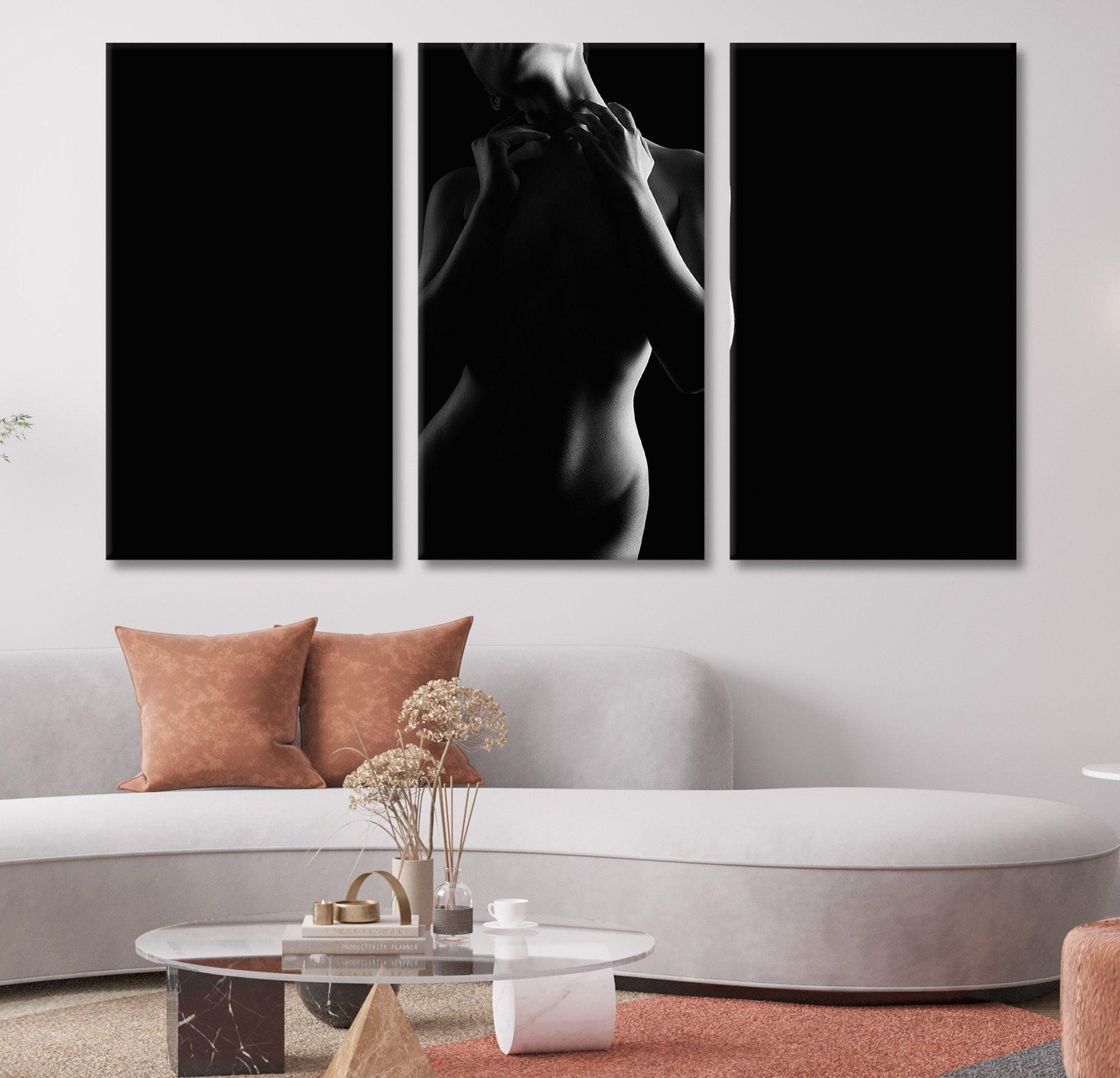 Sensual Body Art | CANVAS ART, Sensual Bedroom canvas Wall Decor, Bedroom Abstract Art, Sexy Master Bedroom canvas decor, woman Canvas print