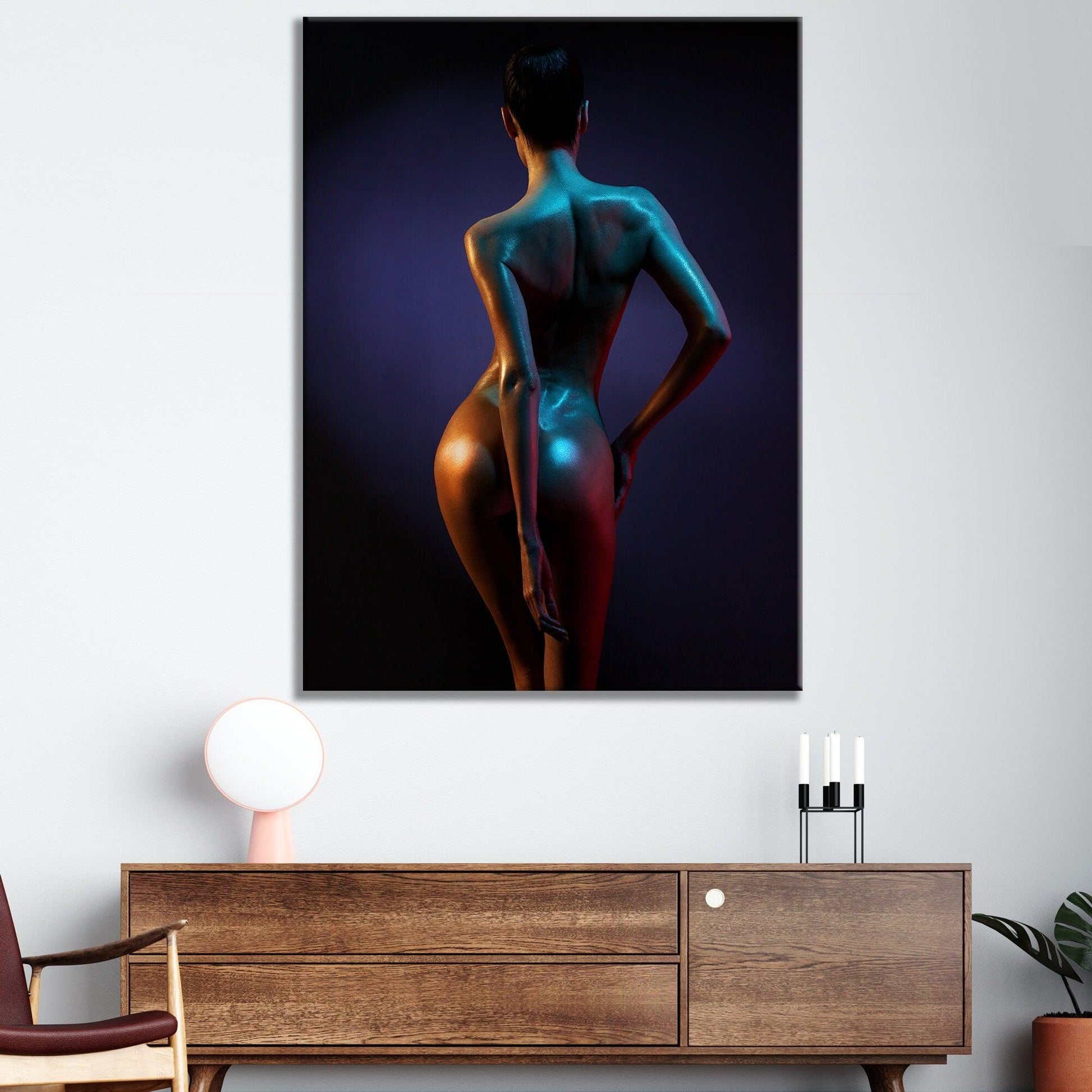 Sensual Body Art | CANVAS print, Sensual Bedroom canvas Wall art, Bedroom Abstract Art, Sexy Bedroom canvas decor, woman Canvas printing