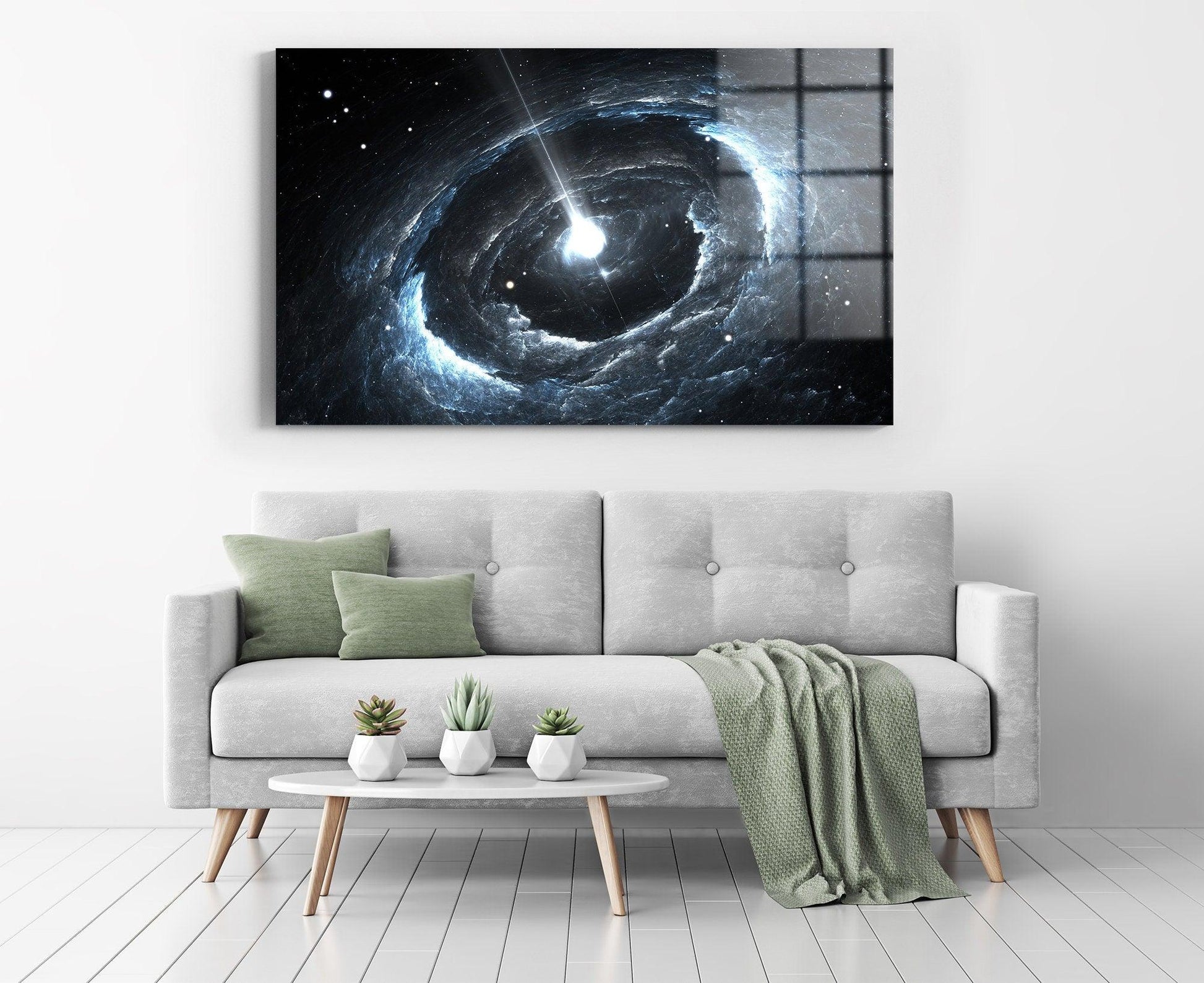 Space Solar Galaxy glass Wall Art Design | Galaxy stars cosmic space canvas wall art, space glass wall art, space painting, space art - TrendiArt