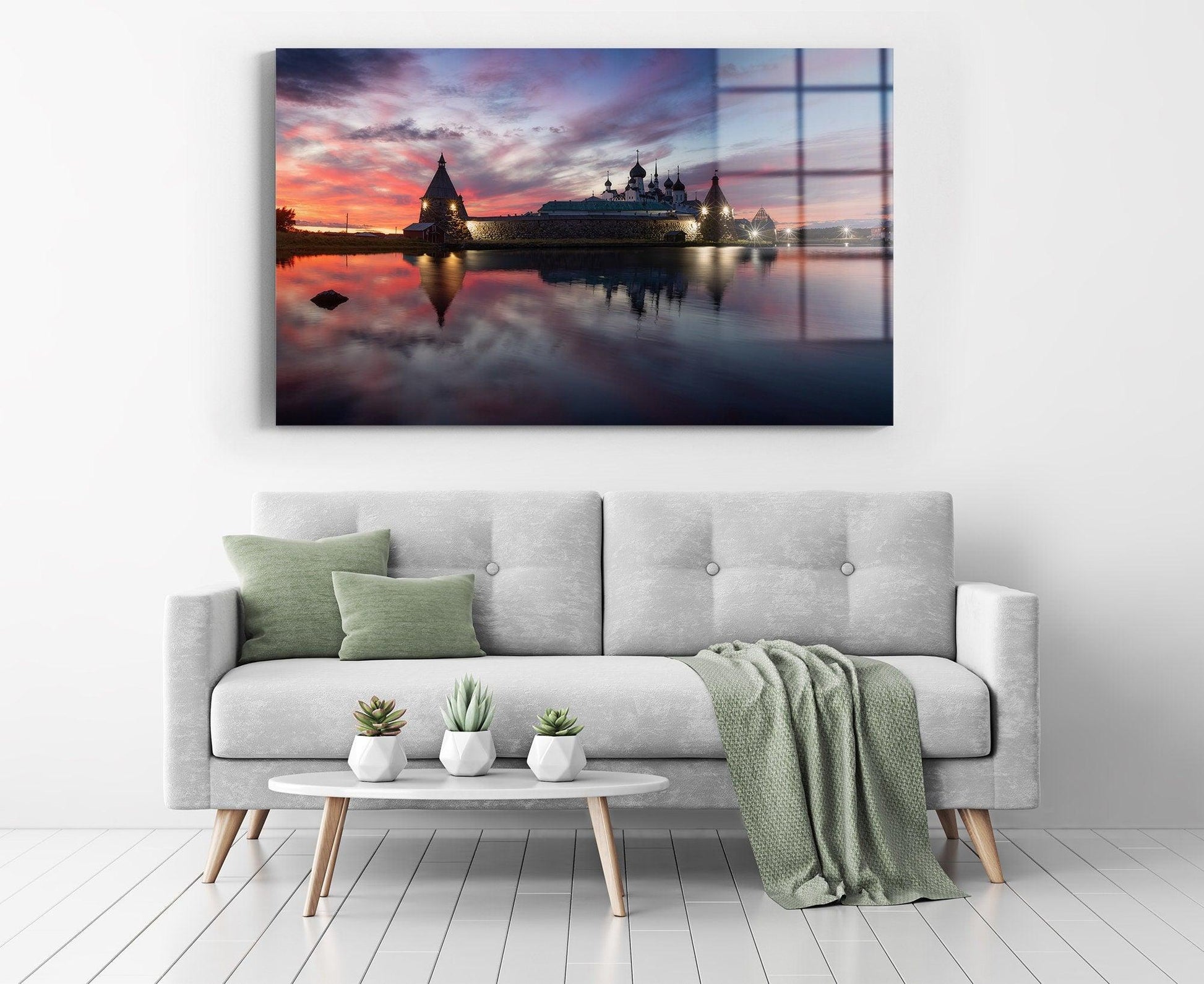 Sunset At the Beach Wall Art, Nature Landscape Print, Sunset Photography, Art On Wall Canvas, Wall Art Living Room Ocean, East Coast Art - TrendiArt