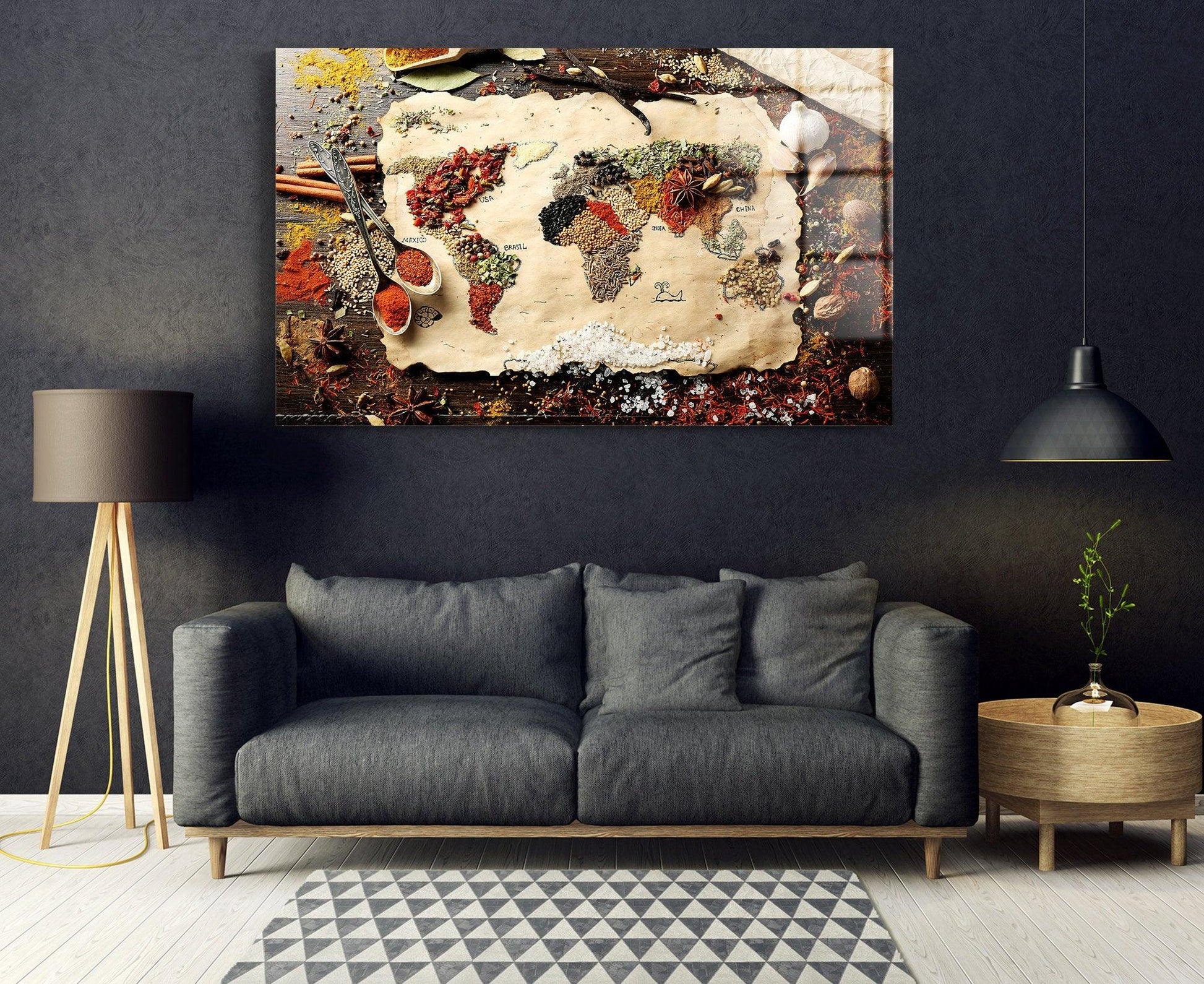 Déco murale : Tableau - Spices of the World (4 Parts) - Wow Décoration